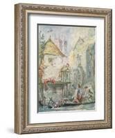 The Miser's Daughter: 19/20, Dispersion of the Jacobite Club, c1842, (1913)-George Cruikshank-Framed Giclee Print