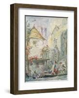 The Miser's Daughter: 19/20, Dispersion of the Jacobite Club, c1842, (1913)-George Cruikshank-Framed Giclee Print