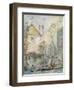 The Miser's Daughter: 19/20, Dispersion of the Jacobite Club, c1842, (1913)-George Cruikshank-Framed Giclee Print