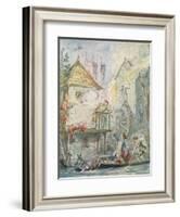 The Miser's Daughter: 19/20, Dispersion of the Jacobite Club, c1842, (1913)-George Cruikshank-Framed Giclee Print