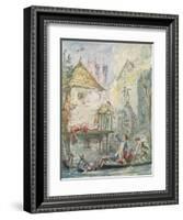 The Miser's Daughter: 19/20, Dispersion of the Jacobite Club, c1842, (1913)-George Cruikshank-Framed Giclee Print