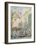 The Miser's Daughter: 19/20, Dispersion of the Jacobite Club, c1842, (1913)-George Cruikshank-Framed Giclee Print