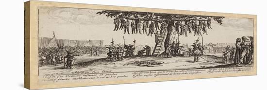 The Miseries and Misfortunes of War-Jacques Callot-Stretched Canvas