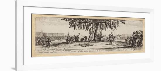 The Miseries and Misfortunes of War-Jacques Callot-Framed Giclee Print