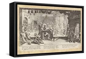 The Miseries and Misfortunes of War-Jacques Callot-Framed Stretched Canvas