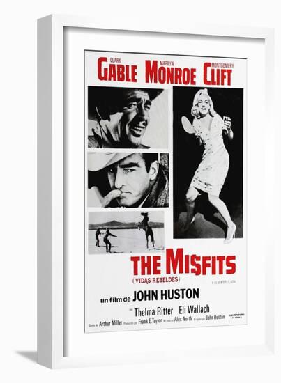 The Misfits, 1961-null-Framed Art Print