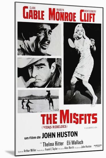 The Misfits, 1961-null-Mounted Art Print