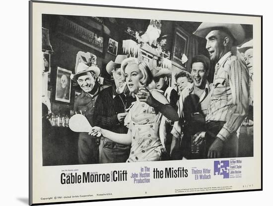 The Misfits, 1961-null-Mounted Art Print