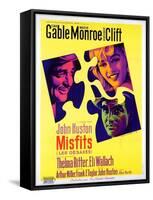 The Misfits, French Movie Poster, 1961-null-Framed Stretched Canvas