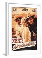 The Misfits, German Movie Poster, 1961-null-Framed Art Print