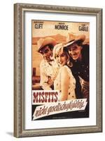 The Misfits, German Movie Poster, 1961-null-Framed Art Print