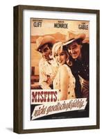 The Misfits, German Movie Poster, 1961-null-Framed Art Print