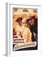 The Misfits, German Movie Poster, 1961-null-Framed Art Print