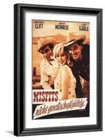 The Misfits, German Movie Poster, 1961-null-Framed Art Print