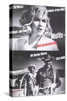 The Misfits, German Movie Poster, 1961-null-Stretched Canvas