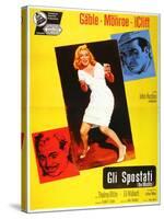 The Misfits, Italian Movie Poster, 1961-null-Stretched Canvas