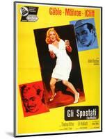 The Misfits, Italian Movie Poster, 1961-null-Mounted Art Print