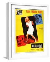 The Misfits, Italian Movie Poster, 1961-null-Framed Art Print