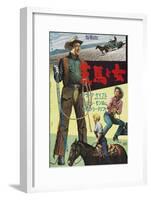 The Misfits, Japanese Movie Poster, 1961-null-Framed Art Print