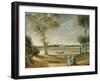 The Misses Garrick by the Thames at Hampton, 1762-Johann Zoffany-Framed Giclee Print