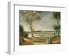 The Misses Garrick by the Thames at Hampton, 1762-Johann Zoffany-Framed Giclee Print