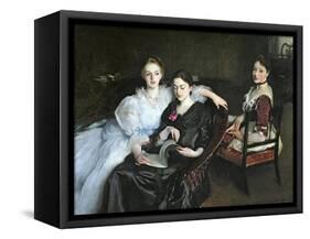 The Misses Vickers, 1884-John Singer Sargent-Framed Stretched Canvas