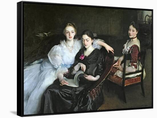 The Misses Vickers, 1884-John Singer Sargent-Framed Stretched Canvas