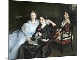 The Misses Vickers, 1884-John Singer Sargent-Mounted Giclee Print