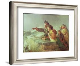 The Missing Boat, C.1876-Erskine Nicol-Framed Giclee Print