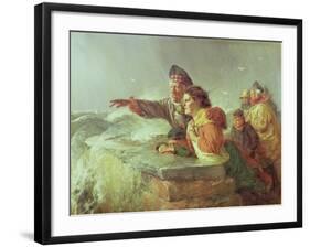 The Missing Boat, C.1876-Erskine Nicol-Framed Giclee Print