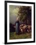 The Missing Flock-Charles Emile Jacque-Framed Giclee Print