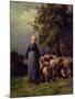 The Missing Flock-Charles Emile Jacque-Mounted Giclee Print