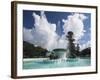 The Mission Bay Fountain, Auckland, North Island, New Zealand, Pacific-Nick Servian-Framed Photographic Print