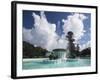 The Mission Bay Fountain, Auckland, North Island, New Zealand, Pacific-Nick Servian-Framed Photographic Print