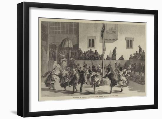 The Mission to Yarkund, Masquerade at the Buddhist Monastery of Hemis, Ladak-null-Framed Giclee Print