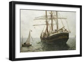 The Missionary Boat, 1894-Henry Scott Tuke-Framed Giclee Print