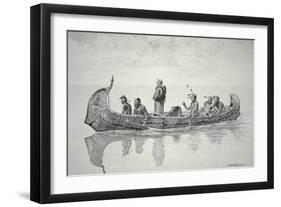 The Missionary-Frederic Sackrider Remington-Framed Giclee Print