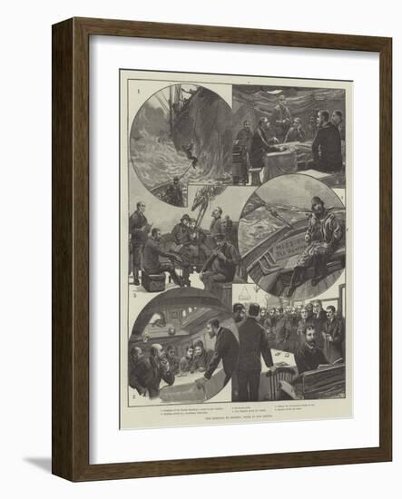 The Missions to Seamen, Work in the Downs-Edward Morant Cox-Framed Giclee Print