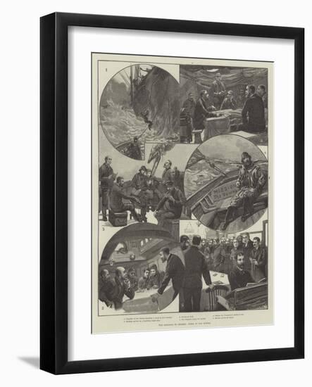 The Missions to Seamen, Work in the Downs-Edward Morant Cox-Framed Giclee Print