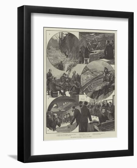 The Missions to Seamen, Work in the Downs-Edward Morant Cox-Framed Giclee Print