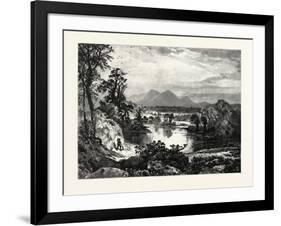 The Missisquoi at Sheldon Springs. Usa. Missisquoi River Is a Tributary of Lake Champlain-null-Framed Giclee Print