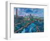 The Mississippi at Minneapolis-Martin Bloch-Framed Giclee Print