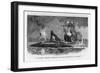 The Mississippi Steamships Tries to Ram the Confederate Ram Manassas-null-Framed Art Print