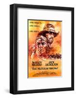 The Missouri Breaks, Marlon Brando, Jack Nicholson, 1976-null-Framed Photo