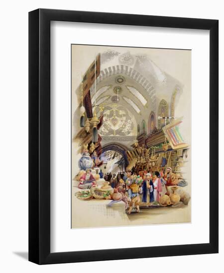 The Missr Tcharsky, or Egyptian Market, in Constantinople-A. Margaretta Burr-Framed Giclee Print