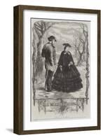 The Mistletoe Bough-Sir John Gilbert-Framed Giclee Print