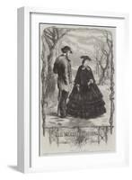 The Mistletoe Bough-Sir John Gilbert-Framed Giclee Print