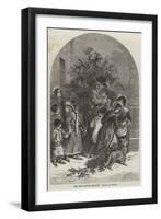 The Mistletoe Seller-Myles Birket Foster-Framed Giclee Print