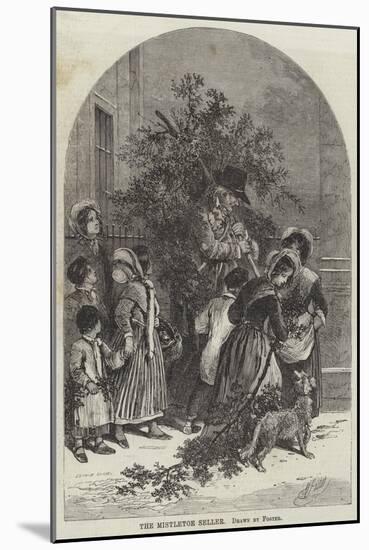 The Mistletoe Seller-Myles Birket Foster-Mounted Giclee Print