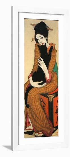 The Mistress of Kurofuneya, Japan-Yumeji Takehisa-Framed Premium Giclee Print